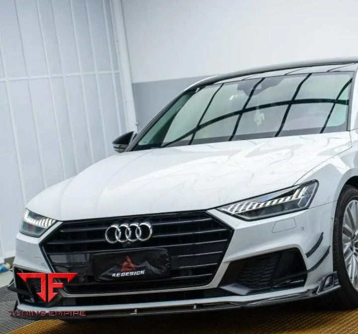 Audi S7 C8 carbon front lip