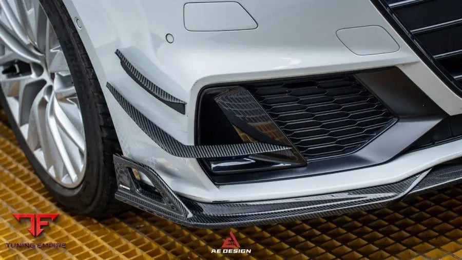 AUDI S7 A7 C8 2019-ON AE FRONT CANARDS - Body Trim