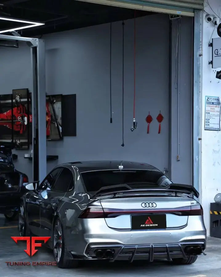 Audi S7 A7 C8 AE Design rear diffuser and canard set