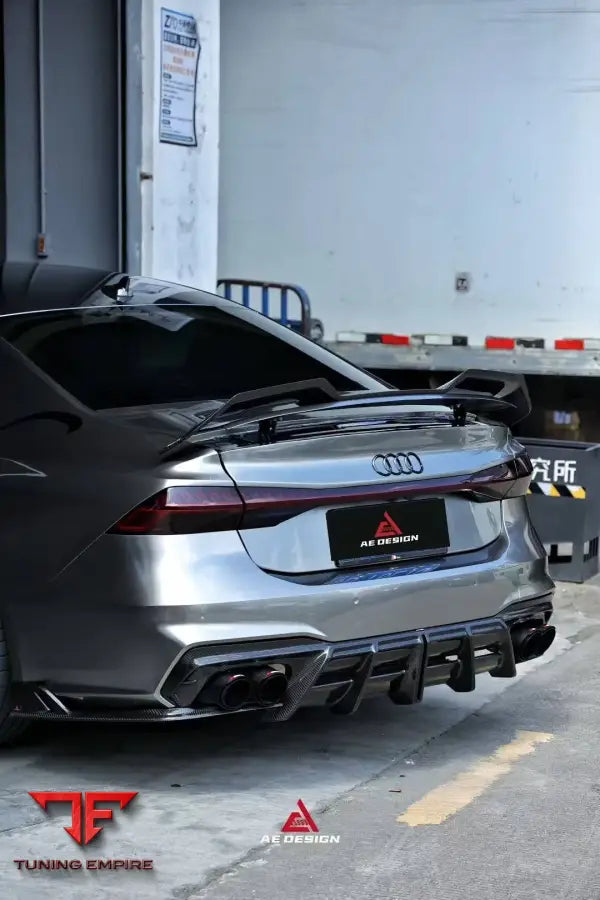 Audi S7 A7 C8 AE Design rear diffuser and canard set