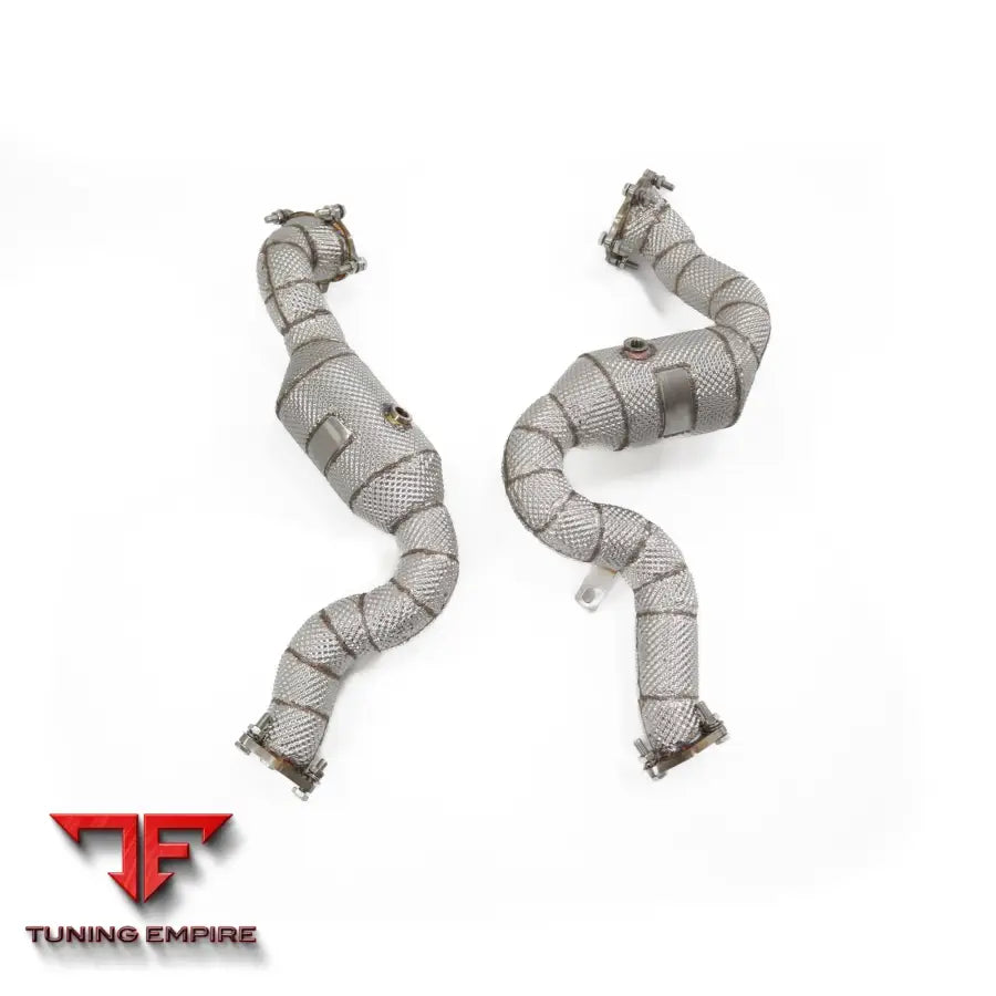 AUDI S8 D4 4.0T STAINLESS STEEL RAZOR EXHAUST DOWNPIPES