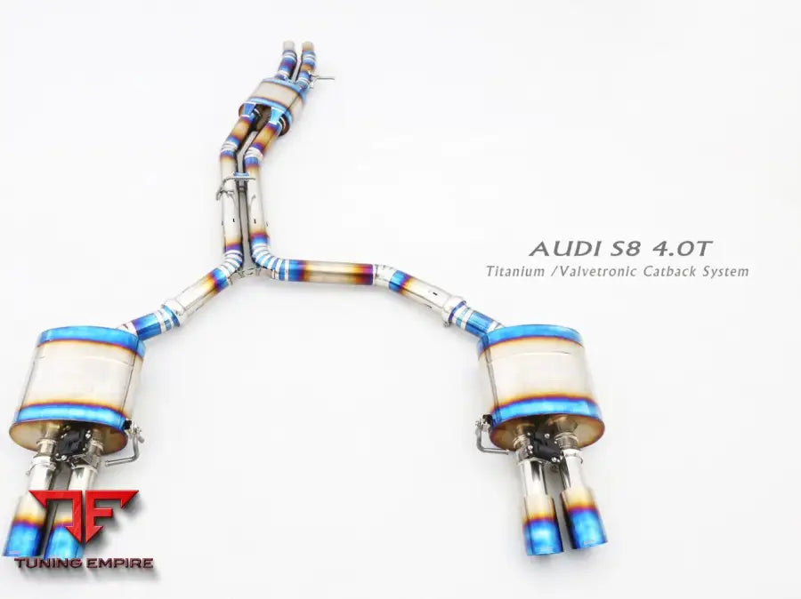 Audi S8 D4 4.0T Titanium Valvetronic Exhaust System