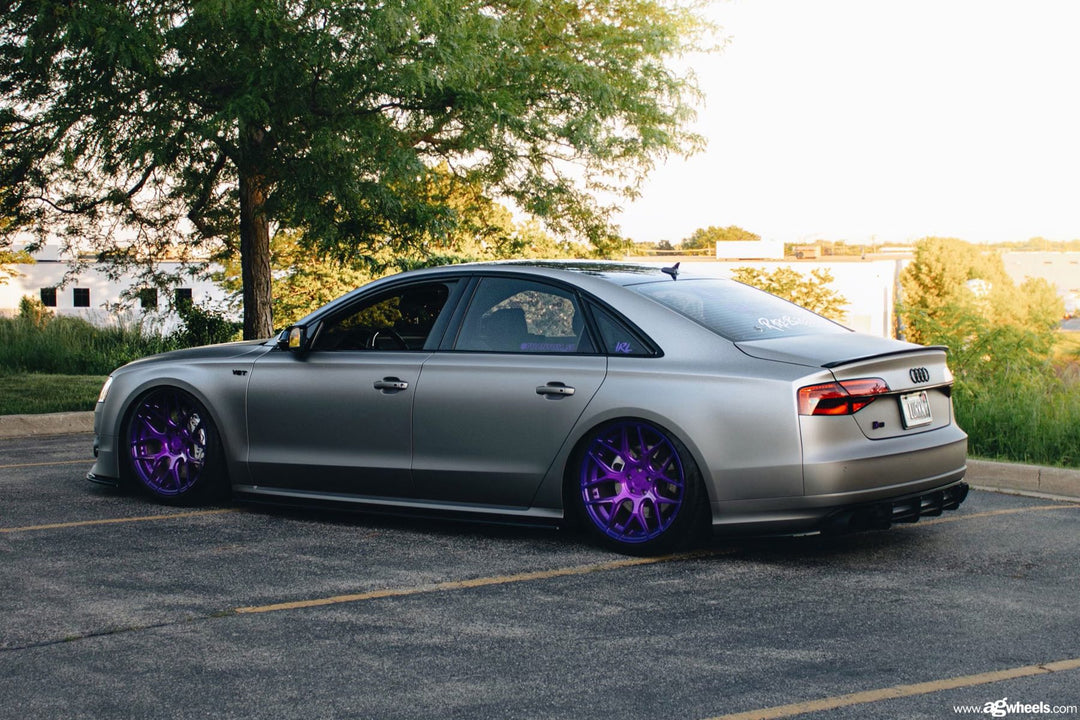 AUDI S8 on custom forged wheels