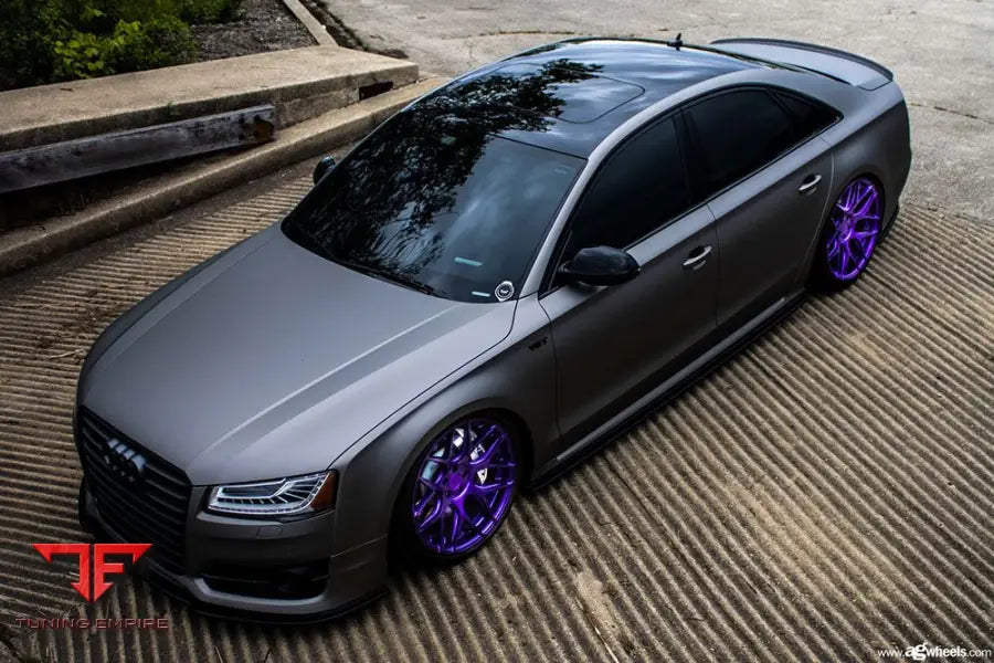 AUDI S8 on custom forged wheels