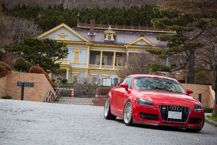 AUDI TT on custom forged wheels