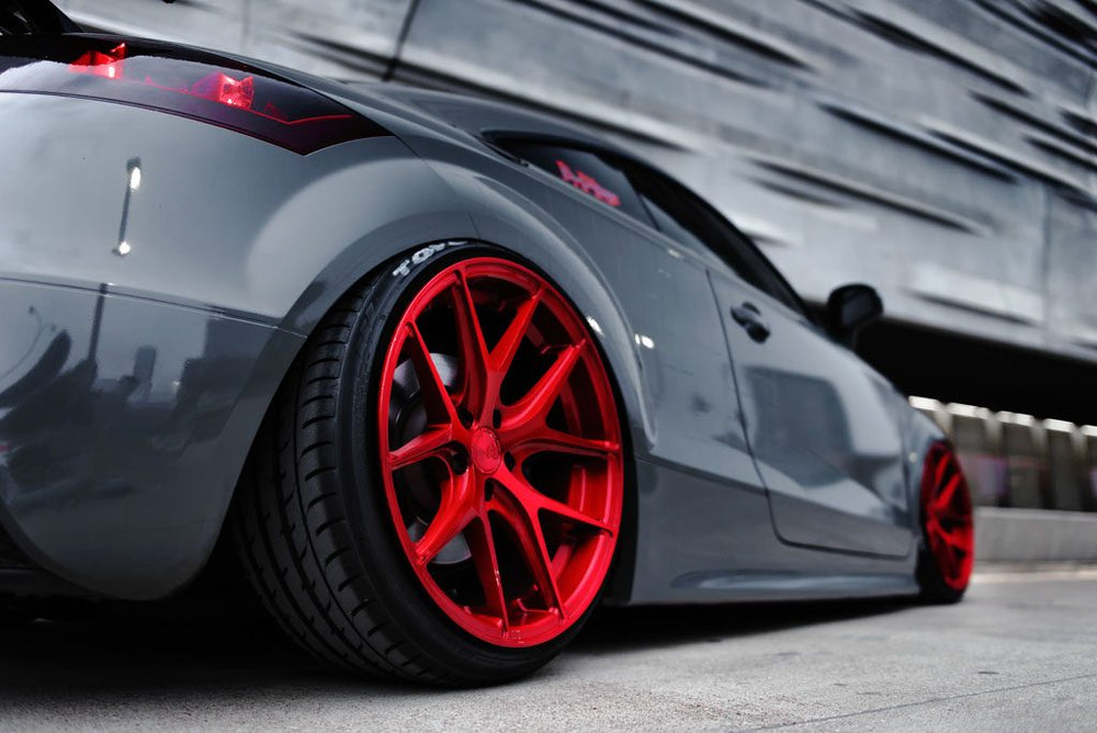AUDI TT-RS on custom forged wheels