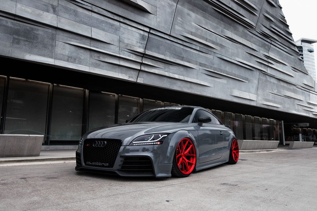 AUDI TT-RS on custom forged wheels