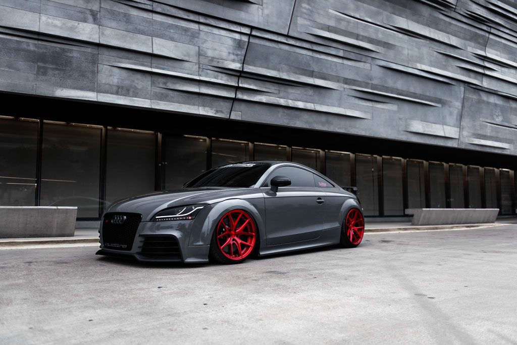 AUDI TT-RS on custom forged wheels