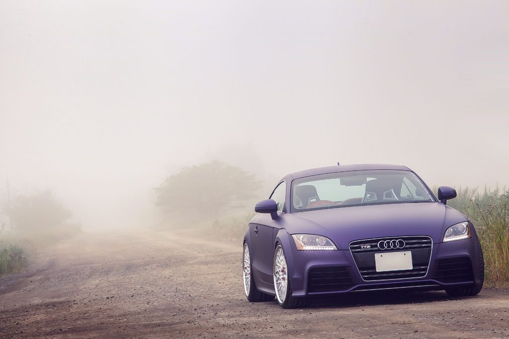AUDI TTS on custom forged wheels