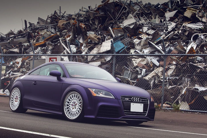 AUDI TTS on custom forged wheels