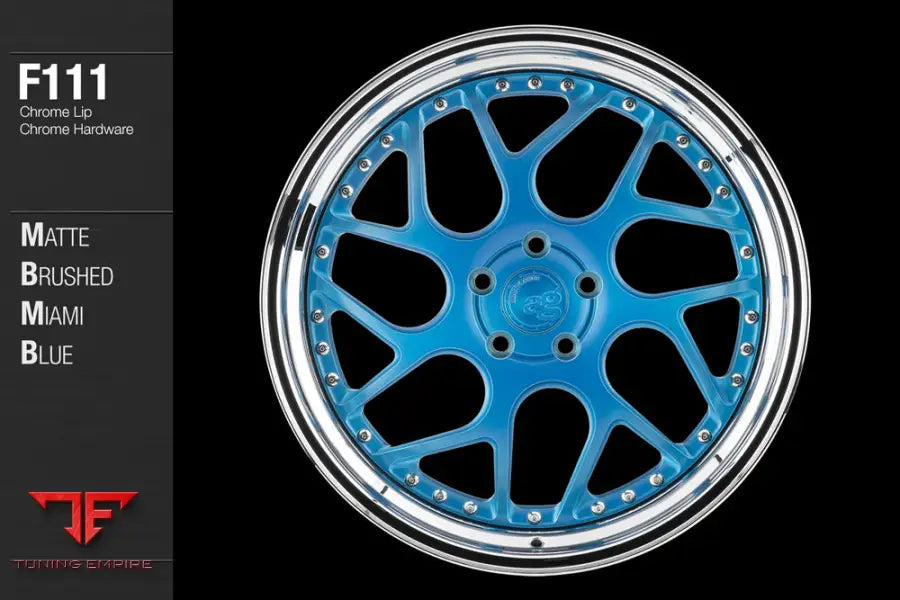 AVANT GARDE AG F111 - MATTE BRUSHED MIAMI BLUE