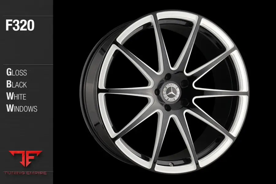 AVANT GARDE AG F320 - GLOSS BLACK WHITE WINDOWS