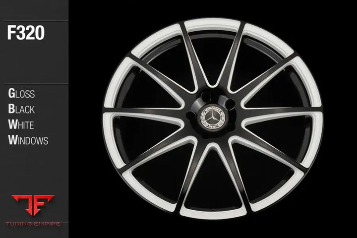 AVANT GARDE AG F320 - GLOSS BLACK WHITE WINDOWS