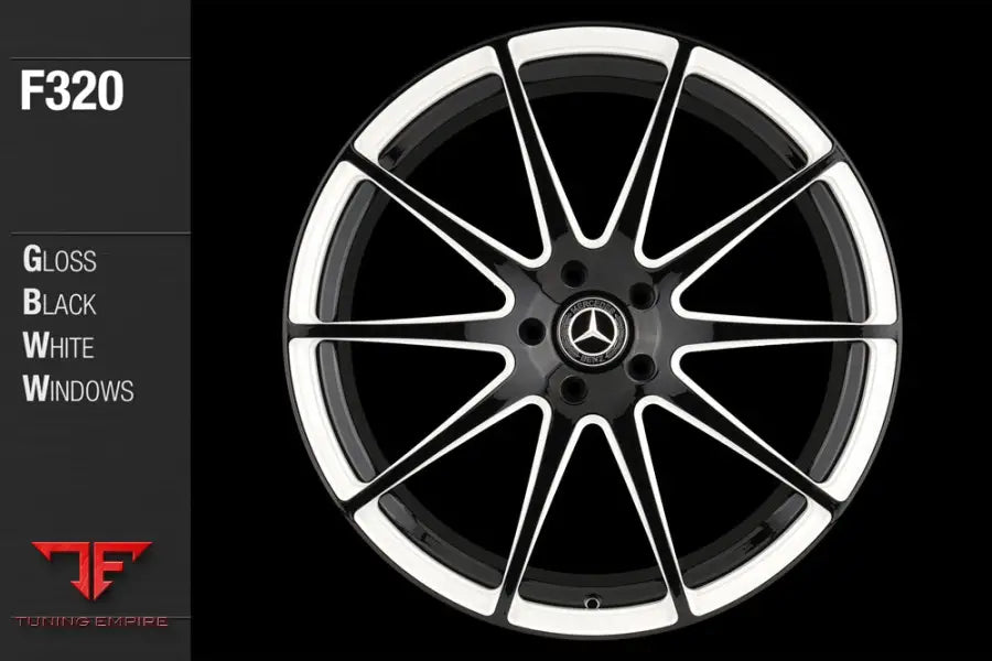 AVANT GARDE AG F320 - GLOSS BLACK WHITE WINDOWS