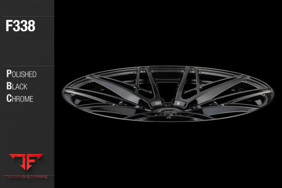 AVANT GARDE AG F338 - POLISHED BLACK CHROME