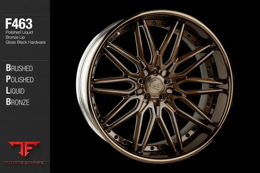 AVANT GARDE AG F463 - BRUSHED POLISHED LIQUID BRONZE