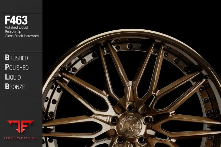 AVANT GARDE AG F463 - BRUSHED POLISHED LIQUID BRONZE