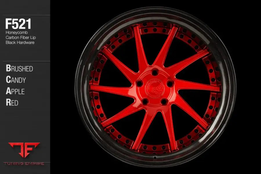 AVANT GARDE AG F521 - BRUSHED CANDY APPLE RED