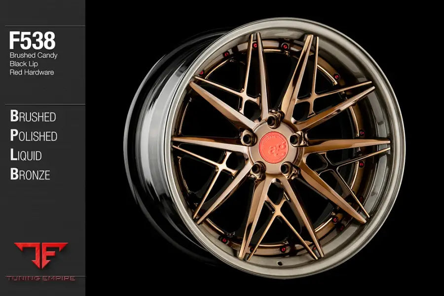 AVANT GARDE AG F538 - BRUSHED POLISHED LIQUID BRONZE