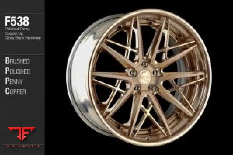 AVANT GARDE AG F538 - BRUSHED POLISHED PENNY COPPER