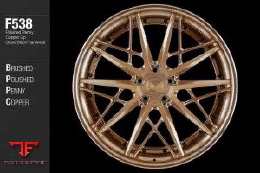 AVANT GARDE AG F538 - BRUSHED POLISHED PENNY COPPER