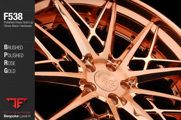 AVANT GARDE AG F538 - BRUSHED POLISHED ROSE GOLD
