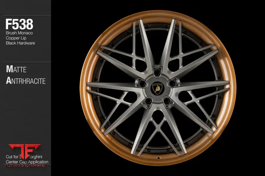 AVANT GARDE AG F538 - MATTE ANTHRACITE