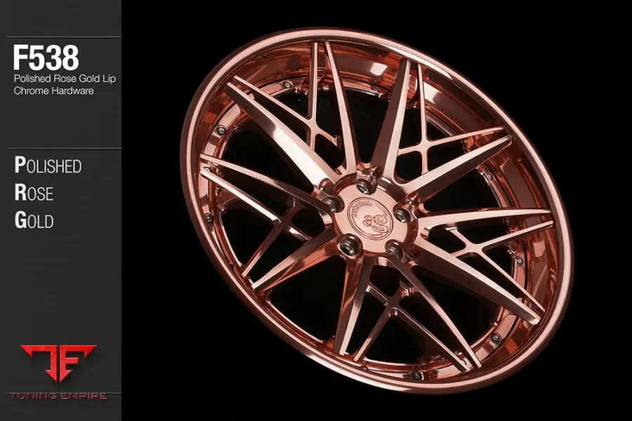 AVANT GARDE AG F538 - POLISHED ROSE GOLD