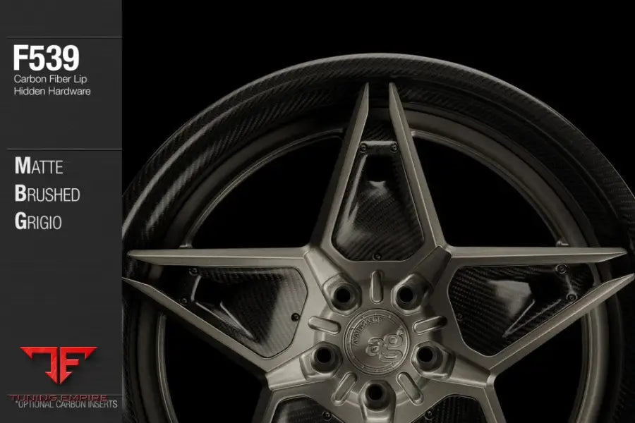 AVANT GARDE AG F539 - MATTE BRUSHED GRIGIO