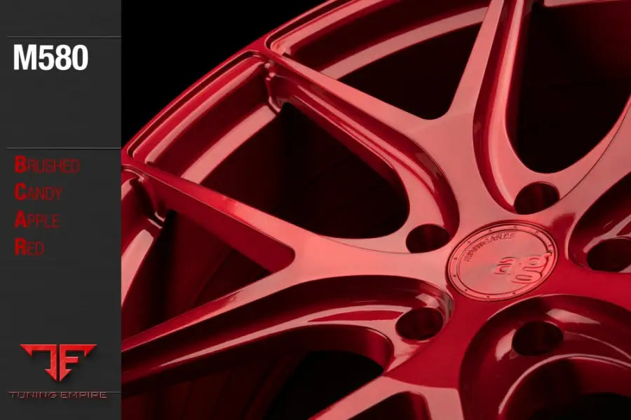 AVANT GARDE AG M580 - BRUSHED CANDY APPLE RED