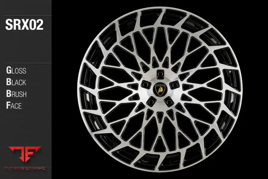 AVANT GARDE AG SRX02 - GLOSS BLACK BRUSHED FACE