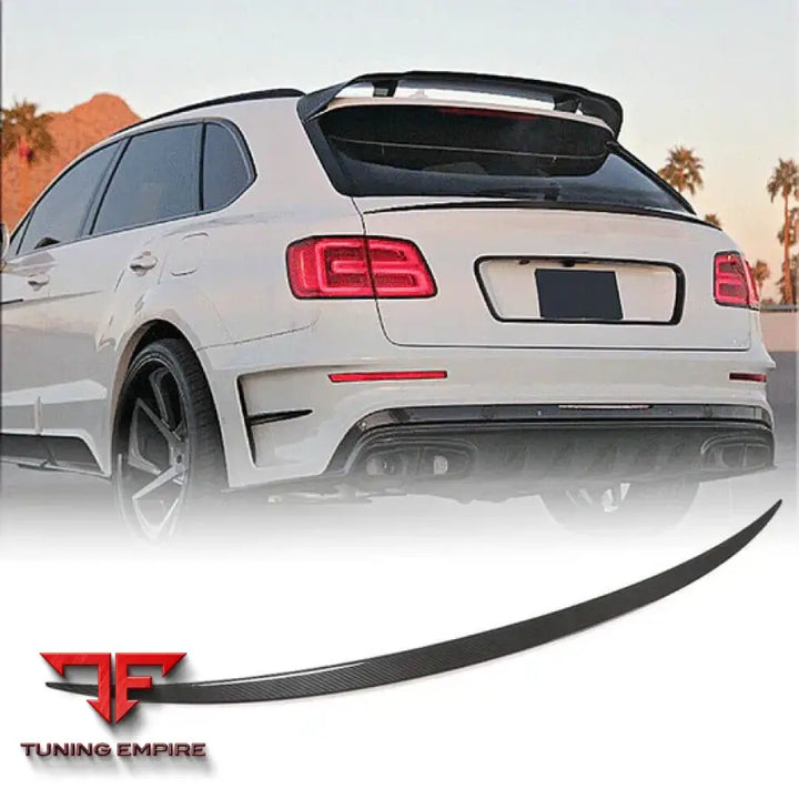 BENTLEY BENTAYGA CARBON FIBER REAR TRUNK SPOILER 2016-2019Y