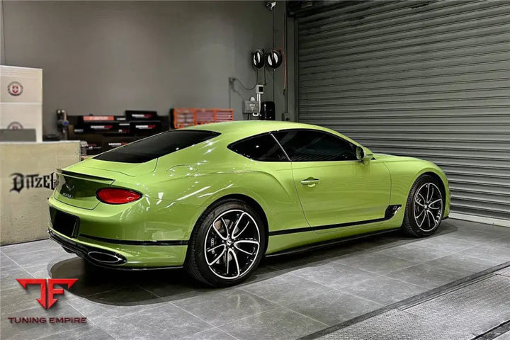 BENTLEY CONTINENTAL GT & GTC EDITON STYLE DRY CARBON FIBER REAR LIP BSD