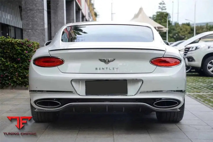 BENTLEY CONTINENTAL GT & GTC EDITON STYLE DRY CARBON FIBER REAR LIP BSD