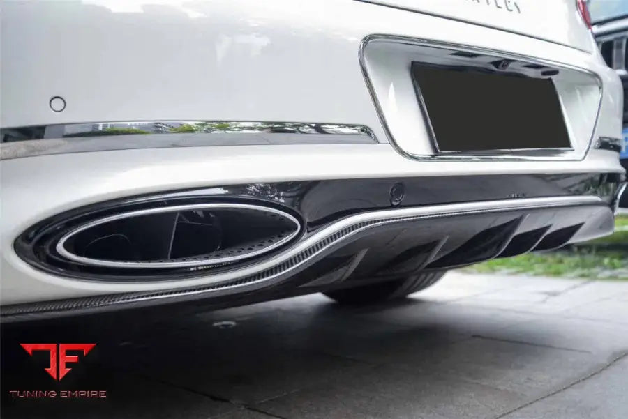 BENTLEY CONTINENTAL GT & GTC EDITON STYLE DRY CARBON FIBER REAR LIP BSD