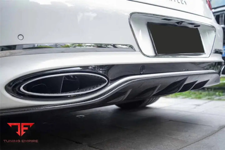 BENTLEY CONTINENTAL GT & GTC EDITON STYLE DRY CARBON FIBER REAR LIP BSD