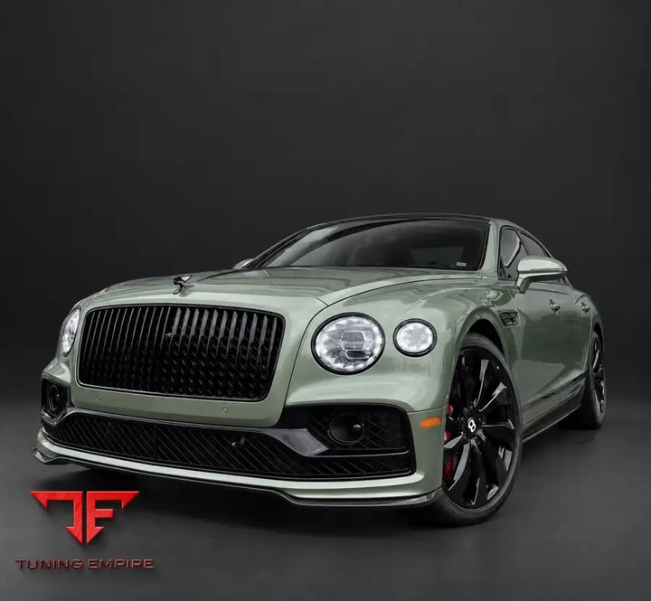 Bentley Flying Spur W12 with dry carbon fiber front lip and styling parts
