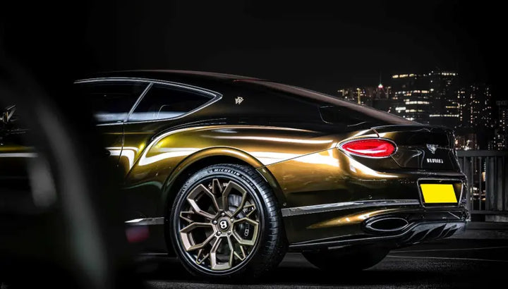 BENTLEY GT MATT BRONZE RAZOR WHEELS