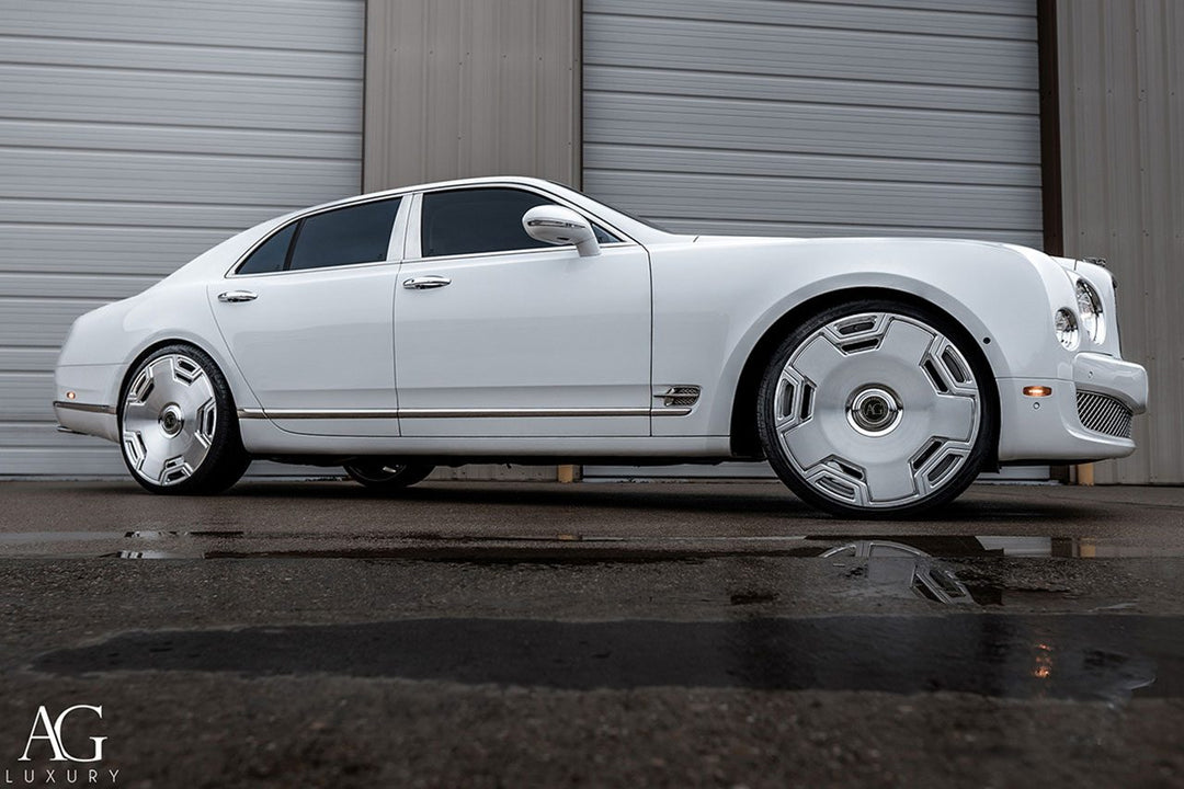 Bentley Mulsanne on custom forged wheels