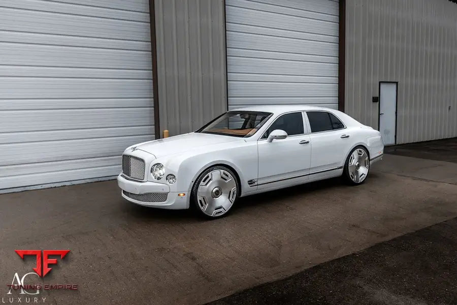 Bentley Mulsanne on custom forged wheels