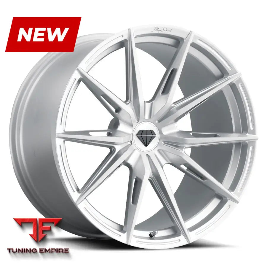 Blaque Diamond BD-F29 flow forged wheel in brushed silver