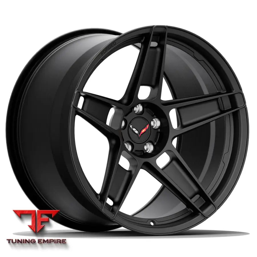 Blaque Diamond FR-1 Corvette forged wheel