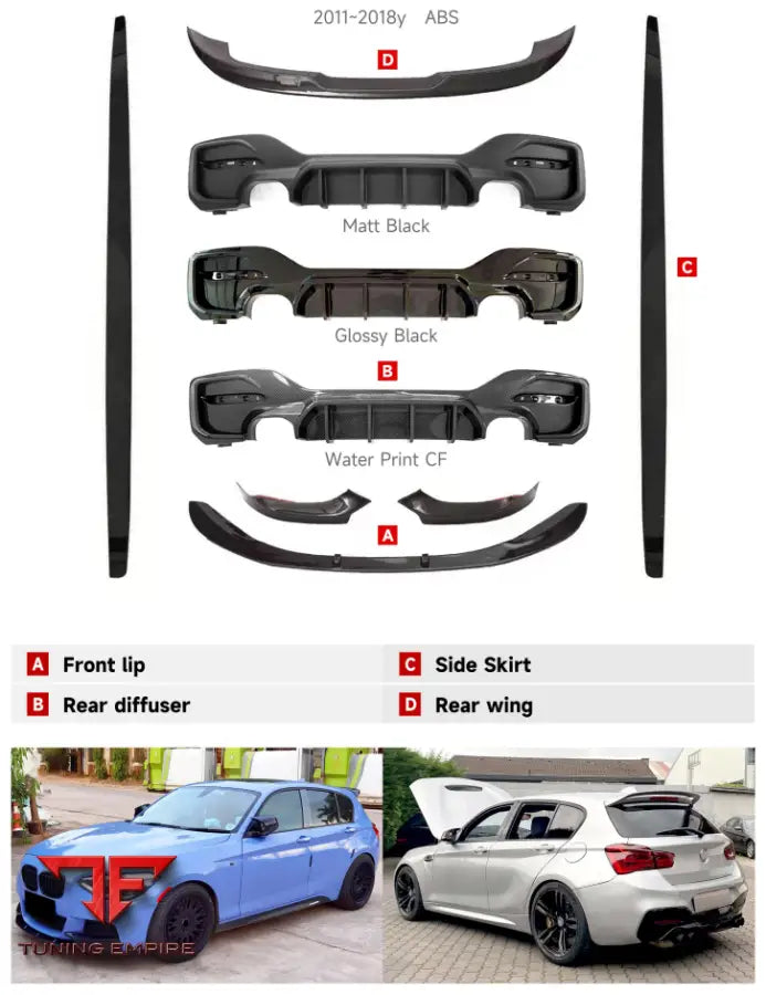 BMW 1 SERIES F20 MP BODY KITS 2011~2018y