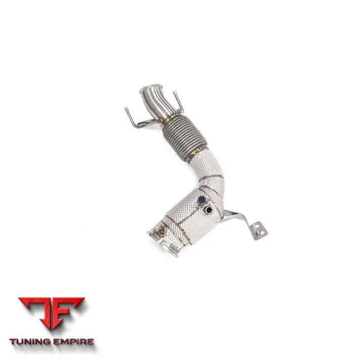 BMW 1 SERIES M135i F40 STAINLESS STEEL RAZOR EXHAUST DOWNPIPE WITH HEAT SHIELD