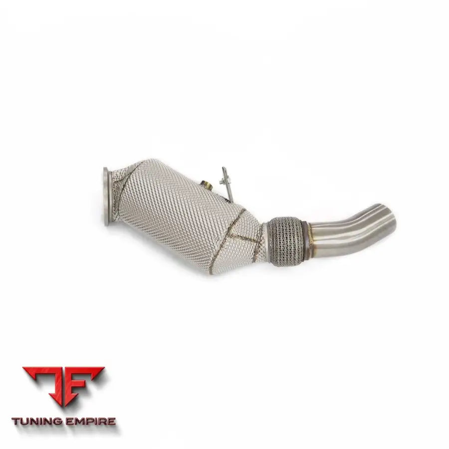 BMW 118i F20 B38 1.5T STAINLESS STEEL RAZOR EXHAUST DOWNPIPE WITH HEAT SHIELD