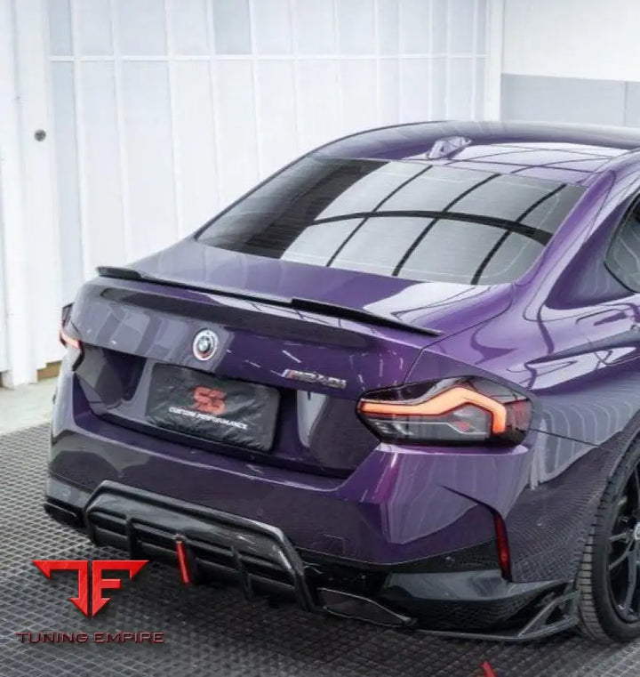 BMW 2 Series G42 carbon rear diffuser