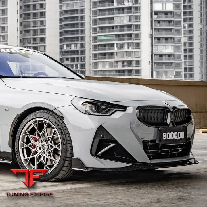 BMW 2 SERIES G42 FRONT LIP IN PREPREG CARBON FIBRE - Carbon Fibre Parts