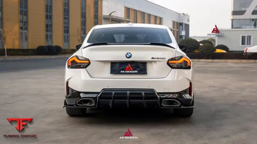 BMW 2 SERIES M240I 230I G42 ABS AE REAR DIFFUSER & CANARDS - Rear Diffuser