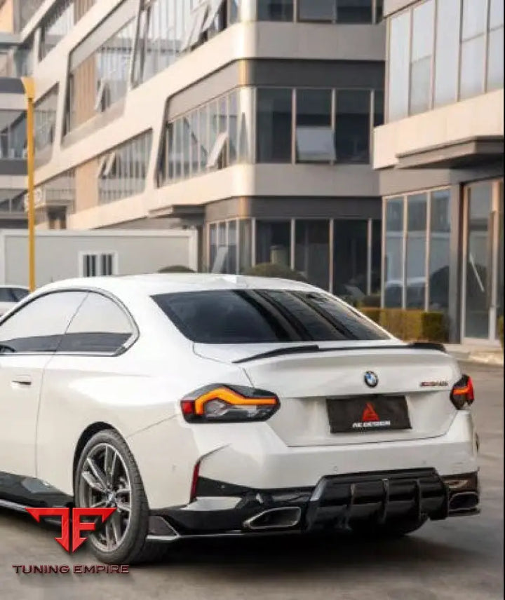 BMW 2 SERIES M240I 230I G42 ABS AE REAR DIFFUSER & CANARDS - Rear Diffuser