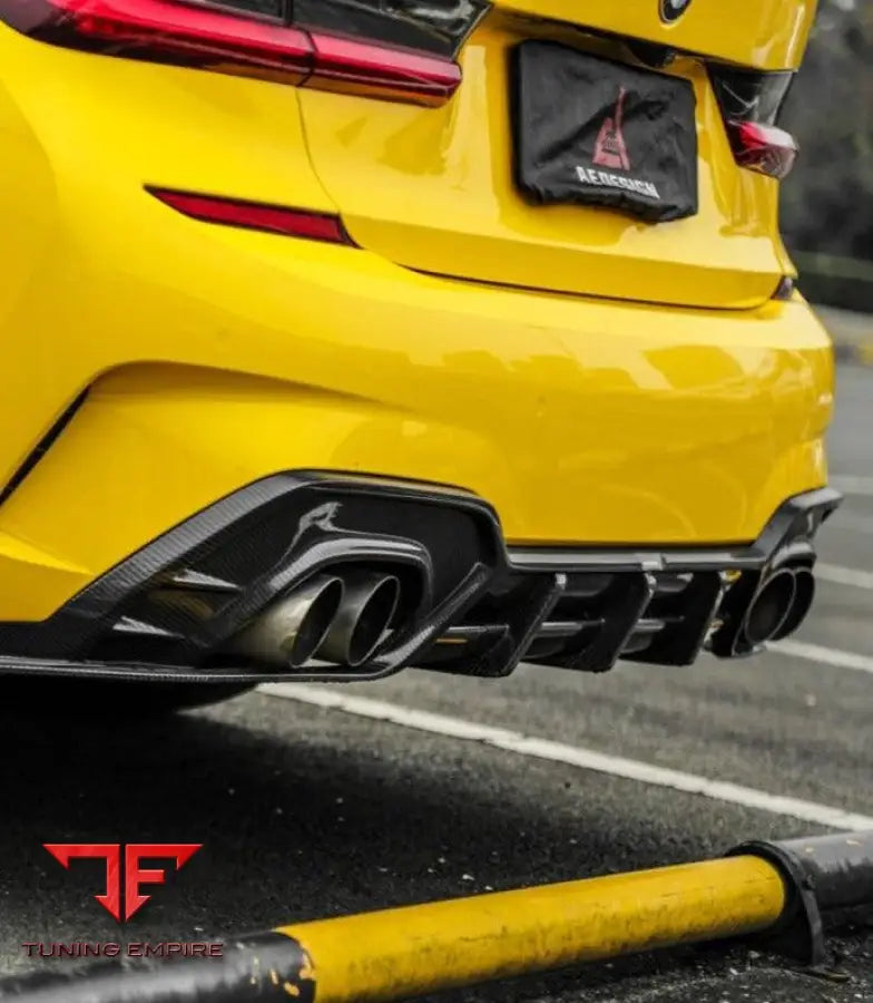 BMW 3 Series G20 carbon rear diffuser